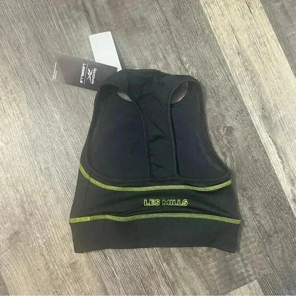 Reebok Les Mills High Neck Sports Bra-Crop Top size XS - Picture 4 of 5